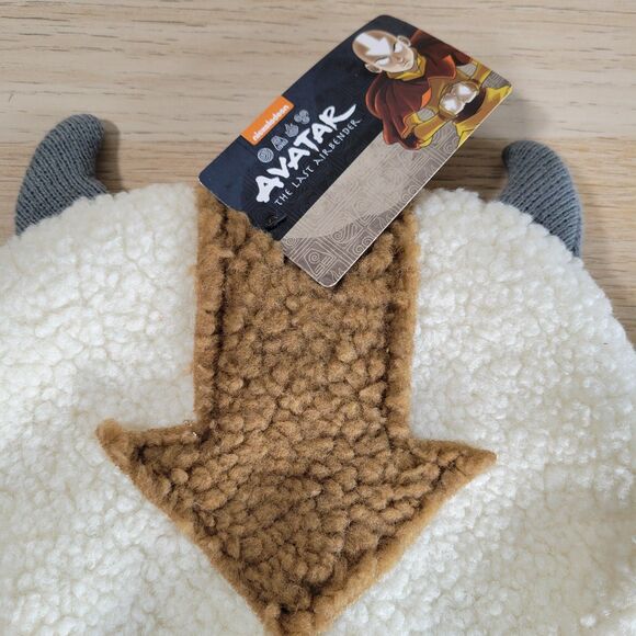 Avatar The Last Airbender Hat Appa Costume Cap Fuzzy Cuffed Beanie Plush NEW - Picture 2 of 5